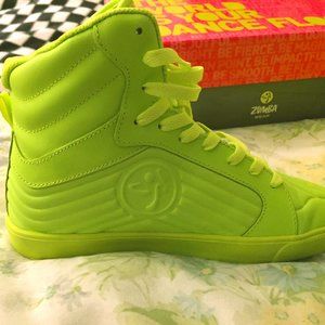 Zumba High Top Sneakers (Yellow-Green)